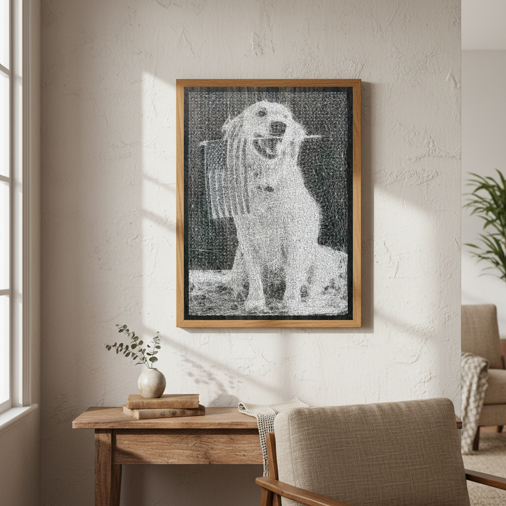 The Perfect Gift: Hand-Woven Portrait for Pet Lovers