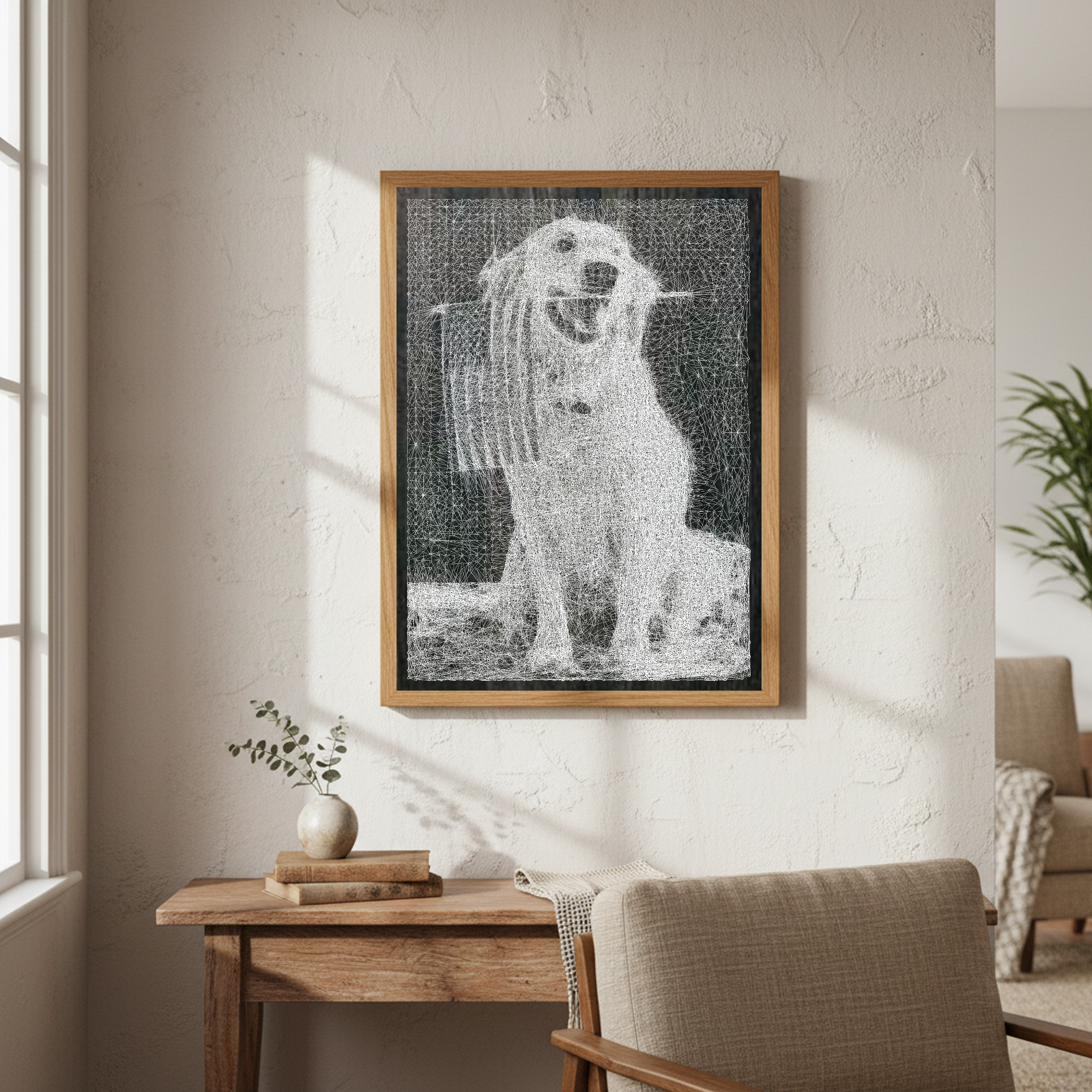 The Perfect Gift: Hand-Woven Portrait for Pet Lovers
