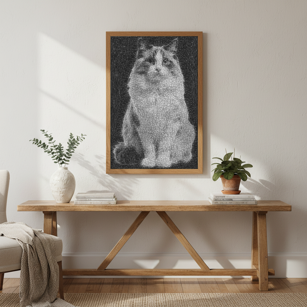 The Perfect Gift: Hand-Woven Portrait Painting For Your Love Ragdoll