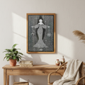 String Art -  Libra Zodiac Sign Astrology Floral Sun Moon Divine Feminine Nature Pagan Wiccan Folk - Home Decor - House Warming Gift