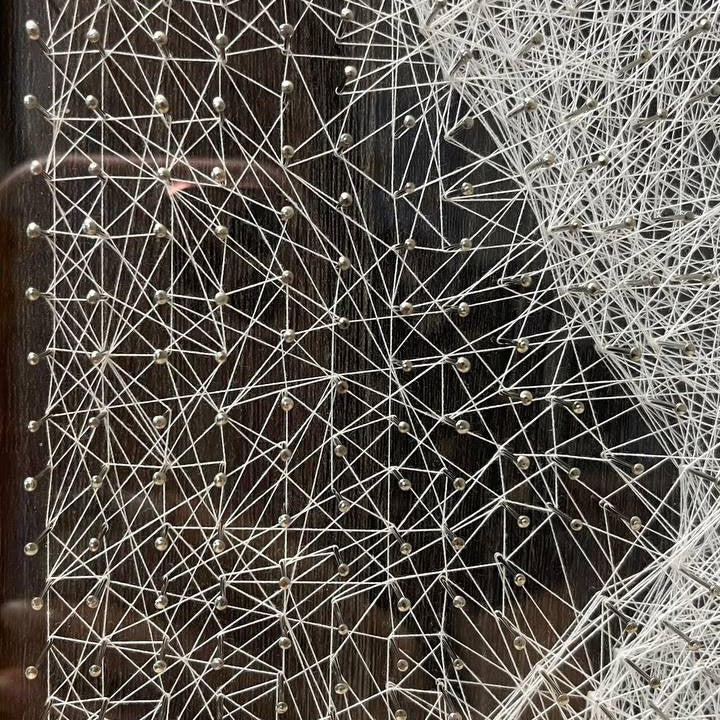 String Art -  Libra Zodiac Sign Astrology Floral Sun Moon Divine Feminine Nature Pagan Wiccan Folk - Home Decor - House Warming Gift