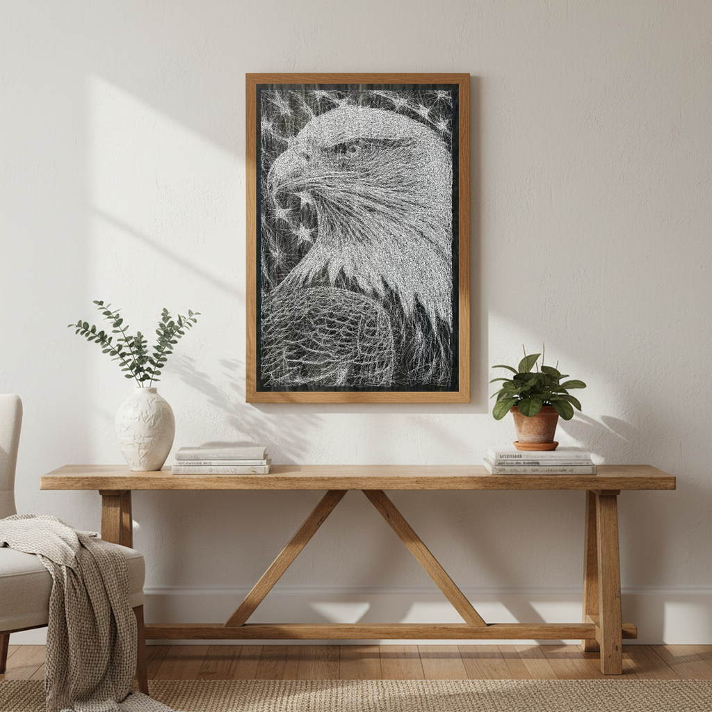 The Eagle’s Vision: Strength Woven in Every Detail.